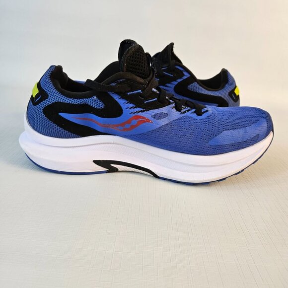 Saucony Axon 2 Running Shoes Sneaker Blue Raz Acid Men's Size 8.5 - Picture 7 of 9